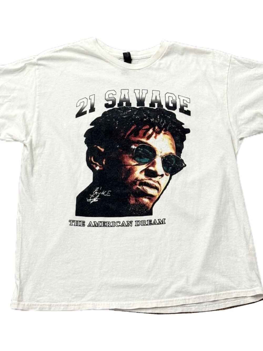 21 Savage The American Dream Tour T-Shirt White XL